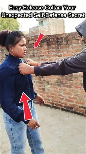 Collar Power! How an Easy-Release Collar Can Save You #selfdifence #kravmaga #totorial #martialarts
