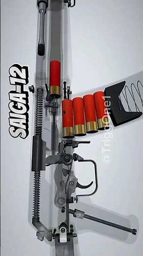 Saiga-12 😱💥 “Russian Semi-Auto / l 12/70