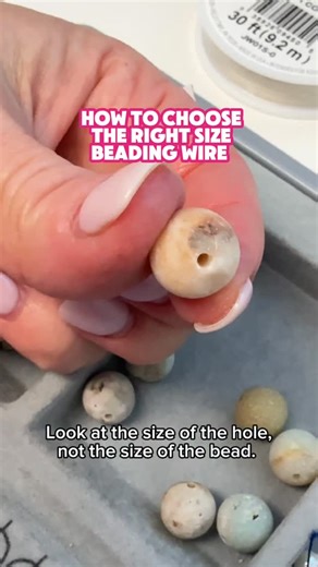 Beadalon | Not sure which beading wire to use? Let’s break down how to pick the perfect size for your next jewelry design. 👇 The trick is to match... | Instagram