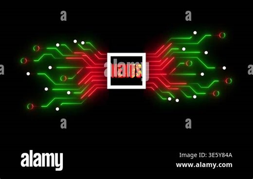 the vector illustration contains the image of abstract background of the abstract technology Stock Video Footage - Alamy