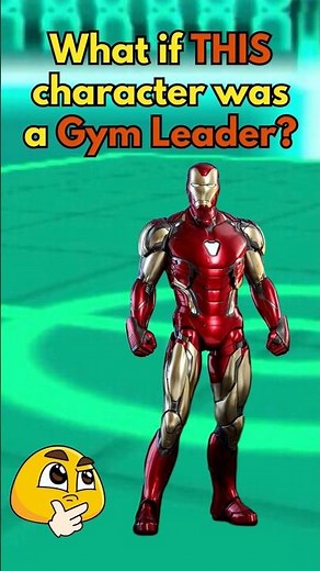 IF IRON MAN becomes a Gym Leader… The Results Are INSANE 😳🔥 #shorts