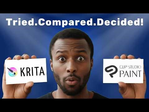 Krita Vs Clip Studio Paint | Which Drawing Software Is Better in 2026