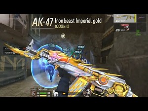 Crossfire Legends Zombie mode I Ak-47 iron beast imperial gold I Aggressive Gameplay