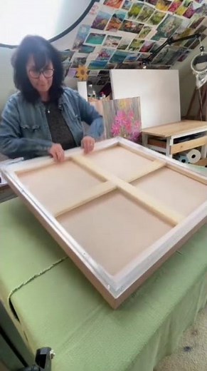 Artist Secret: The EASIEST way to frame canvas. 🤫