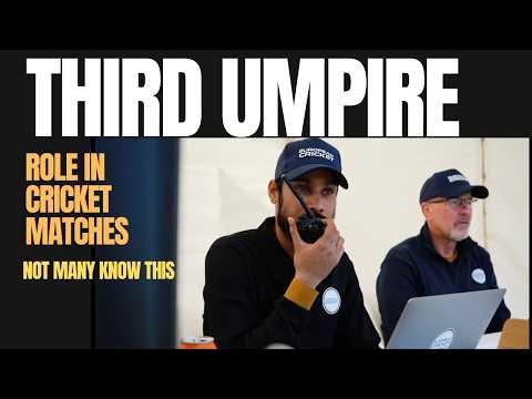 Inside the Third Umpire's Room - How Big Cricket Decisions Are Really Made & Full Match Duties ⚡️
