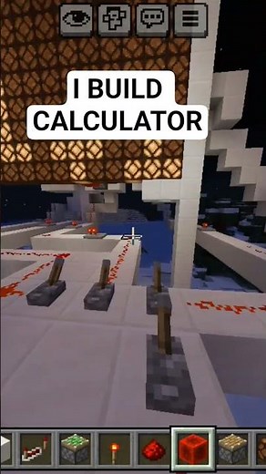I BUILD WORKING CALCULATOR IN MINECRAFT #minecraft