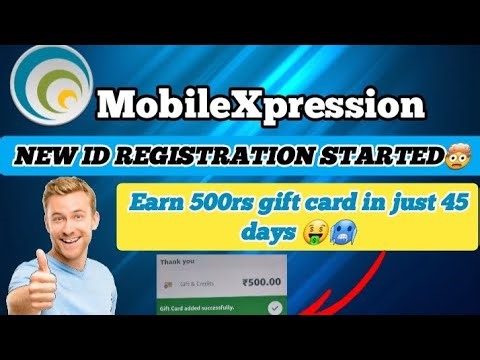 MobileXpression new id registration started 🤯🤑#Viral