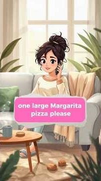 Ordering Pizza by Phone: Practical English Dialogue for Everyday Situations #English #SpeakEnglish