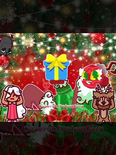 MERRY KRIMAAAAAAAAAAAAA!! and a Happy New Year!! 🎁 🌲#dandysworld #dandysworldroblox #shorts