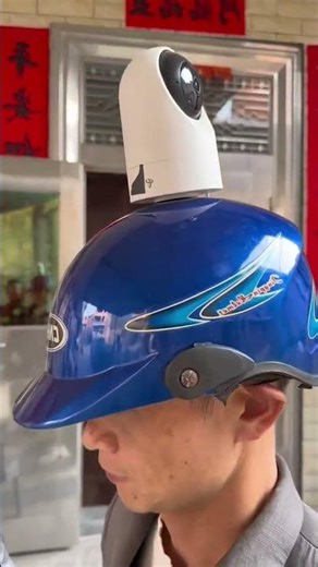 Smart Helmet Camera Setup While Riding 😳 | Real Life Tech Hack #shorts