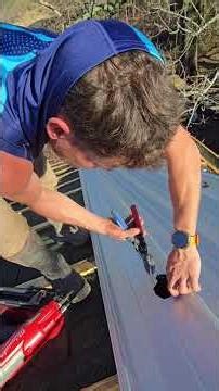 How to cut a hole in the roof?