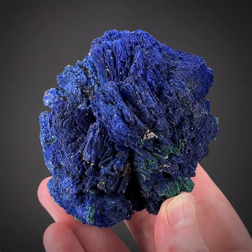 86 reactions | Azurite with Malachite - Aranzazu Mine, Concepcion del...