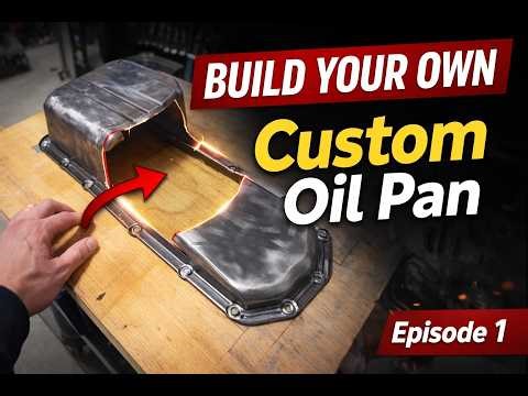 DIY Custom Engine Oil Pan from a Stock Pan Episode 1: Mapping & Cutting