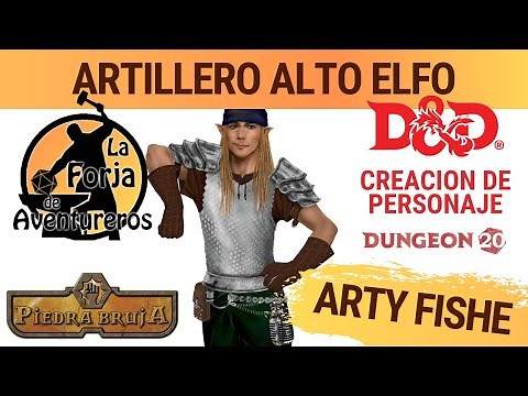 Spanish D&D 5e ⚔️ High Elf Class #13 Artificer 💥 Gunner for Dungeons and Dragons with Dungeon20