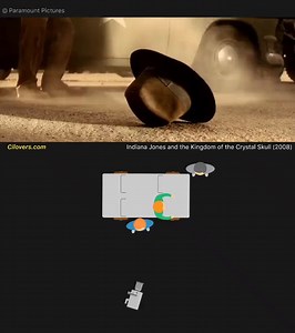 1M views · 6.9K reactions | Love this side-by-side visualization of the camerawork that went into this shot from The Crystal Skull! Source: https://x.com/Factsonfilm/status/1823827430777425969 #agorastudio #framebyframe #animation #animator #reference #resource #cinematography #camerawork | Frame by Frame Animation | Facebook