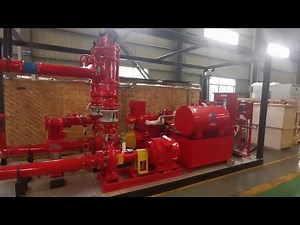 NFPA20 Fire Pump Skid Mounted System