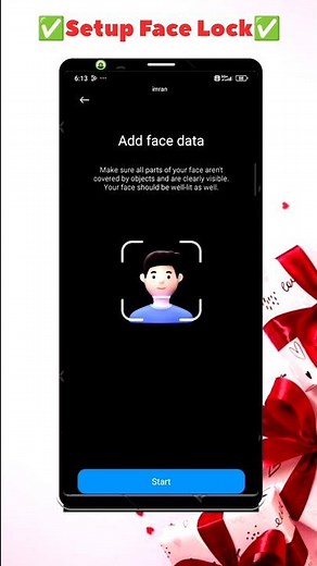 Set Face Lock in Android 🔒 #mobiletips #androidtips