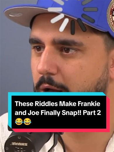 These Riddles Make Frankie and Joe Finally Snap!! Part 2 😂😂 #basementyard #thebasementyard #podcastclips #riddles #joesantagato
