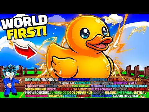 WORLDS FIRST Jumbo Duck With EVERY Mutation On Grow A Garden