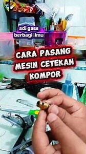cara mesin cetekan kompor, cara membersihkan mesin cetekan kompor #tutorialservicekompor #adigass