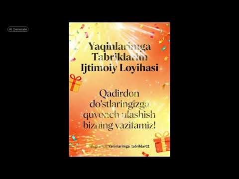 Xolajonimga tabrik ❤️ | 16-dekabr Xolajonlar kuni
