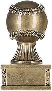 Decade Awards Personalized Baseball Trophy - Engraved Softball Award - Unique Action Pedestal Design to Celebrate Success on The Diamond for MVPs, Coaches, Teams - Customize Now (6 Inch)
