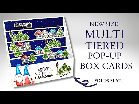 Multi Tiered Pop Up Box Cards | NEW SIZE!