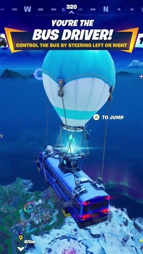 You can now drive the Battle Bus 😀 #fortnite