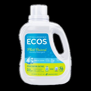Free & Clear Laundry Detergent With Enzymes - ECOS®