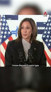 In her first campaign speech on Monday (Jul 22), US Vice President Kamala Harris, who was also previously California attorney-general, took a jab at Republican nominee Donald Trump’s criminal record. “I will proudly put my record against his,” she said. *Video quality is inherent to source #usnews #news #donaldtrump #kamalaharris | CNA