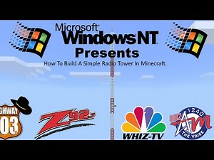 How To Build A Simple Radio Tower In Minecraft