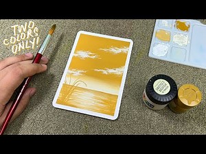 Super Easy Poster Color Painting for Beginners! • Step-by-step Tutorial
