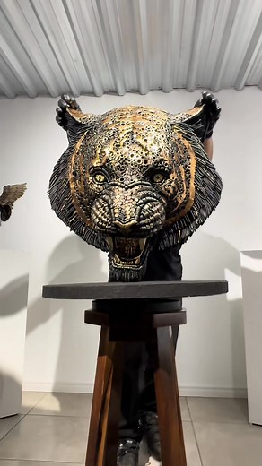 Resultado da nova obra. Follow Michel Torres Metal Art #sculpture #art #metalart #steelart #steelsculpture #metalsculpture | Michel Torres Metal Art