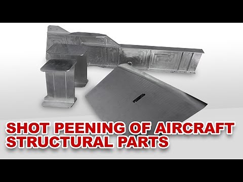 Shot peening of aircraft structural parts by FerroECOBlast