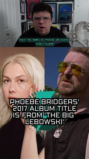 Phoebe Bridgers’ album “Stranger In The Alps” was named from a quote in “The Big Lebowski” (1998) - specifically the made for TV censored version of John Goodman’s character Walter Sobchak. It’s believed Phoebe Bridgers is planning to release a new album in 2026… stay tuned for more updates! #phoebebridgers #thebiglebowski #strangerinthealps #johngoodman #commonrevolt