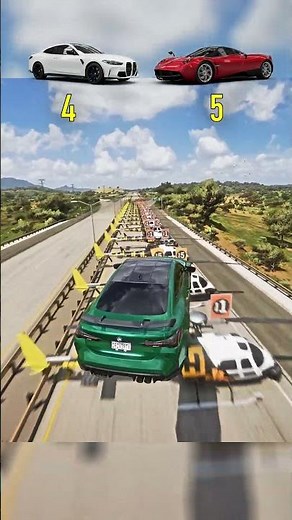 BMW M4 Competition vs Pagani Huayra