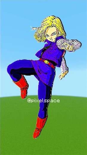Saiyan Era in Pixel Art | Android 18, Videl, Bulma & Goku