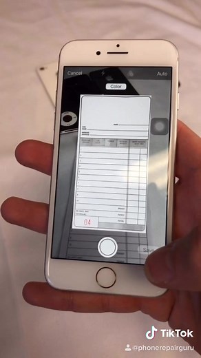 How to instantly scan a document #apple #diy #iphone