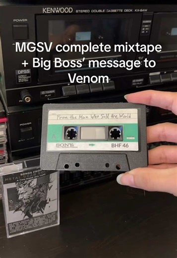 Still working on polishing the design for the j-card but these have been fun to make :) no, Invisible by Duran Duran is not in this #MGSV #metalgearsolid #kojima #bigboss #venomsnake