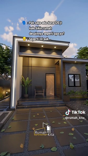 Desain Rumah Minimalis 6x12 Meter dengan Budget 120 Juta
