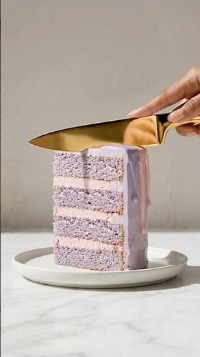WAIT!! Make This Aesthetic Pastel Cake 🍰✨ #CakeRecipe #AestheticBaking #ASMRfood