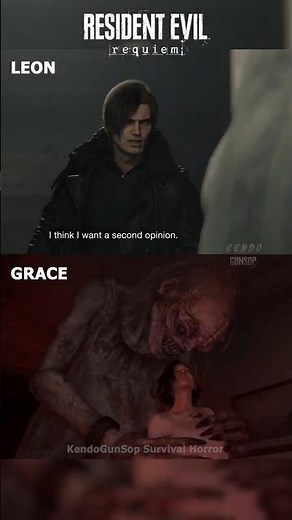 LEON & GRACE Health Bar HUD - RESIDENT EVIL REQUIEM #ResidentEvil #ResidentEvilRequiem