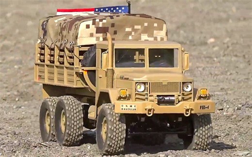 【户外越野】顽皮龙 WPL B16遥控六驱军卡 RC模型 遥控车（搬运）