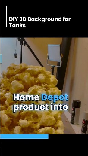 DIY 3D Fish Tank Background