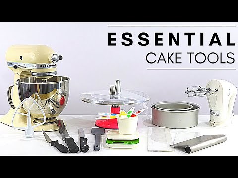 ESSENTIAL CAKE TOOLS FOR CAKE BAKING AND CAKE DECORATING │ CAKES BY MK