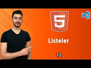 12 - Sıralı ve Sırasız Listeler | UL ve OL Etiketleri | HTML Dersleri