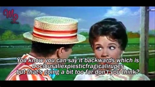 Mary Poppins (1964) - "Supercalifragilisticexpialidocious" - Video/Lyrics | Vijay Patel