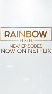 THIS JUST IN: Rainbow Vision is now on @netflix! 🌈🎶 Grab your kid or your BFF and catch up on episodes new to Netflix! #LetYourTrueColorsShine #RainbowHigh #ShadowHigh #Netflix