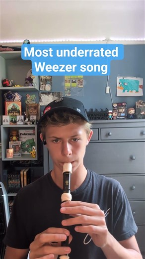 In the garage by Weezer-soprano recorder #music#weezer#recorder