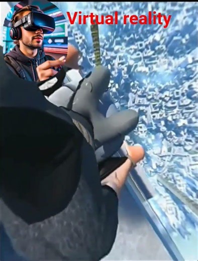 virtual reality: falling down from a skyscraper #shortvideo #bestvideos #viralshort #virtualreality